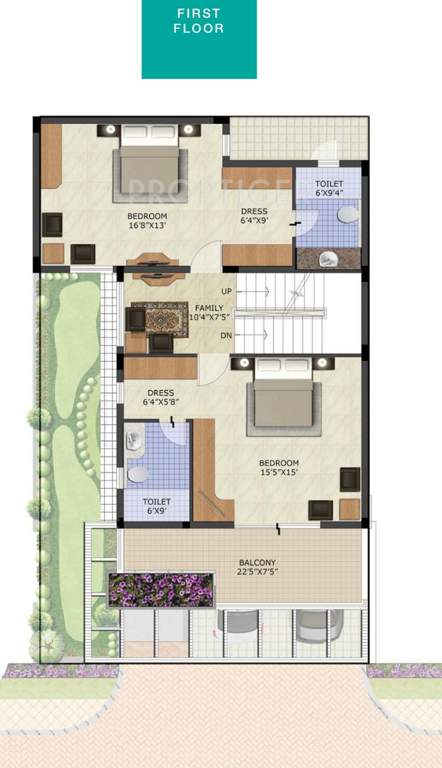 Purva The Sound of Water (3BHK+3T (3,009 sq ft) + Servant Room 3009 sq ft)