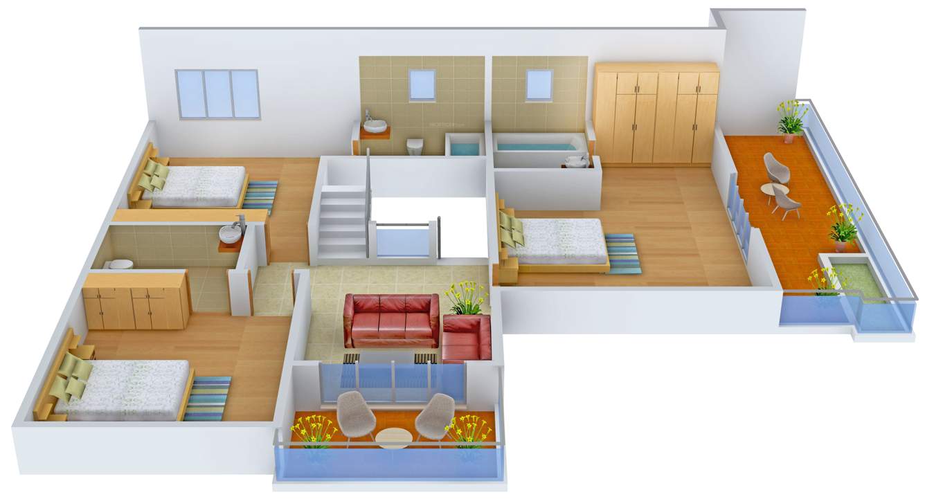 Purva The Sound of Water (4BHK+5T (4,723 sq ft) + Servant Room 4723 sq ft)