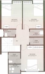 Shiv Sai Chaitanya Residency (4BHK+3T (2,393 sq ft) + Pooja Room 2393 sq ft)