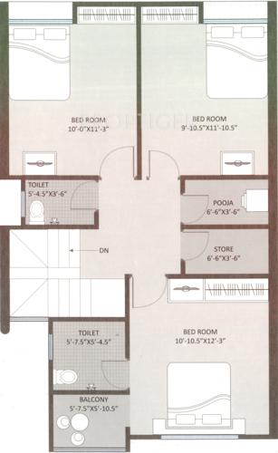 Shiv Sai Chaitanya Residency (4BHK+3T (2,393 sq ft) + Pooja Room 2393 sq ft) Shiv Sai Chaitanya Residency (4BHK+3T (2,393 sq ft) + Pooja Room 2393 sq ft)