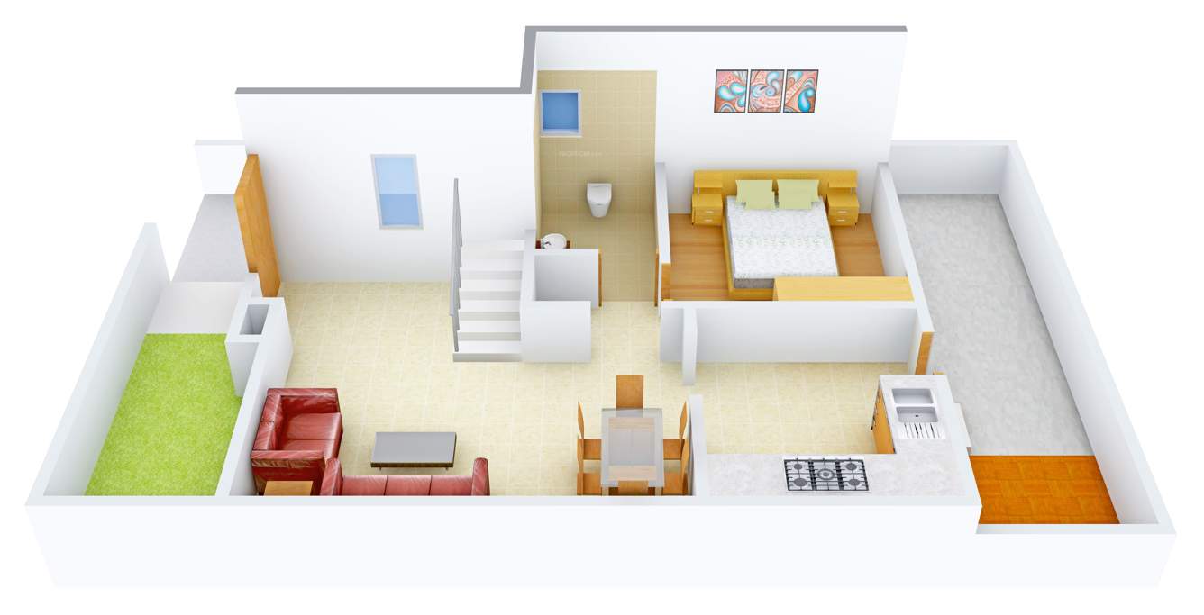 Aatmiya Kanha Residency (3BHK+3T (1,635 sq ft) 1635 sq ft)