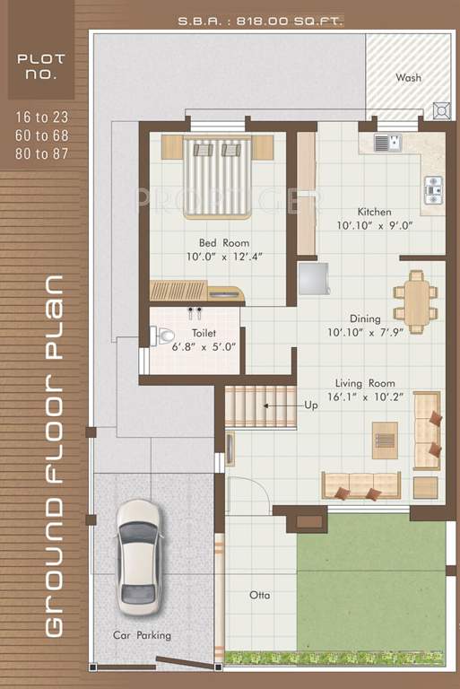 Aatmiya Kanha Residency (4BHK+3T (1,818 sq ft) 1818 sq ft)