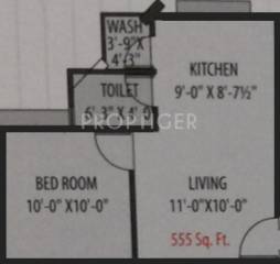 Shyam Vatika (1BHK+1T (555 sq ft) 555 sq ft)