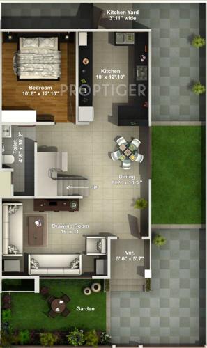 Aakriti Aquacity Powai (4BHK+4T (2,150 sq ft) 2150 sq ft)