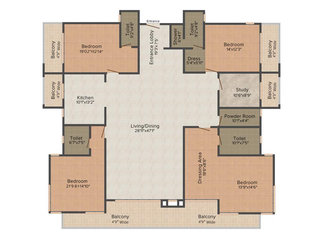 Dhanashree Ayathi (4BHK+4T (3,763 sq ft) 3763 sq ft)