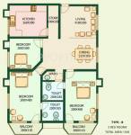 Golden Neptune (3BHK+3T (1,545 sq ft) 1545 sq ft) Golden Neptune (3BHK+3T (1,545 sq ft) 1545 sq ft)