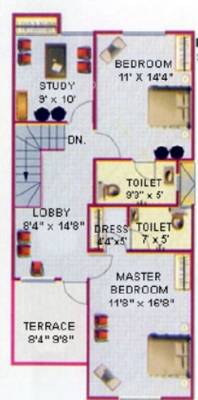 Mahendra City (3BHK+3T (1,918 sq ft) + Study Room 1918 sq ft)