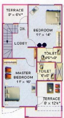 Mahendra City (3BHK+3T (1,510 sq ft) 1510 sq ft)