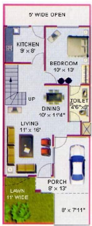 Mahendra City (3BHK+3T (1,510 sq ft) 1510 sq ft)