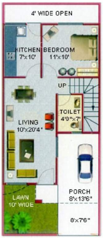 Mahendra City (3BHK+2T (1,315 sq ft) 1315 sq ft)
