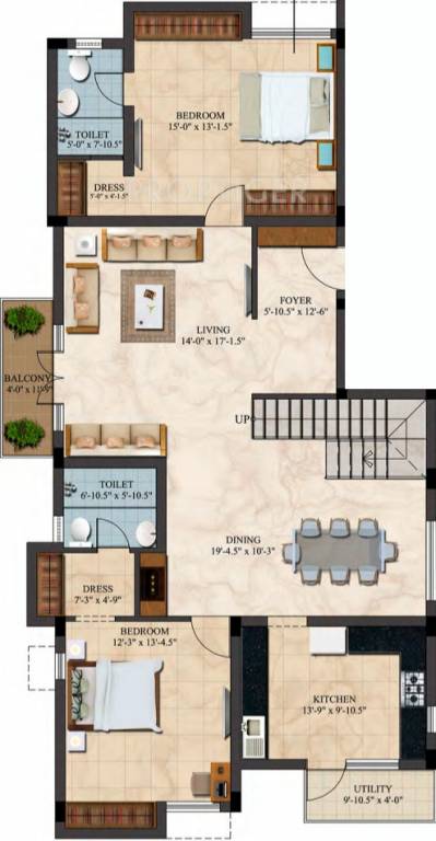 VME Hexad (5BHK+5T (3,478 sq ft) 3478 sq ft)