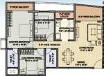 Indiabulls Centrum (3BHK+2T (1,680 sq ft) 1680 sq ft)