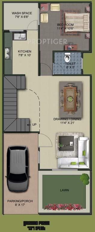 Seac Seac City Villa (3BHK+3T (1,329 sq ft) 1329 sq ft)