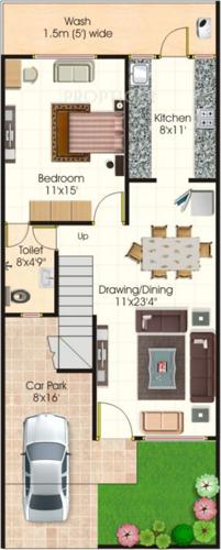 Mahendra Ample Park Villa (3BHK+3T (1,595 sq ft) 1595 sq ft)