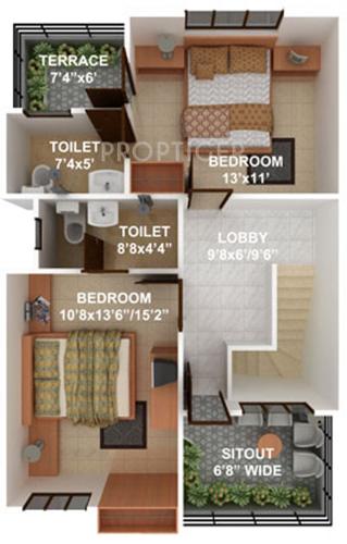 Soumya Atlantis Villas (3BHK+3T (1,100 sq ft) + Pooja Room 1100 sq ft) Soumya Atlantis Villas (3BHK+3T (1,100 sq ft) + Pooja Room 1100 sq ft)