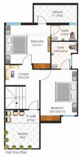 800 Sq Ft 3 Bhk Floor Plan Image - Soumya Homes Tulip Green Available For  Sale Rs In 17.84 Lacs - Proptiger.Com