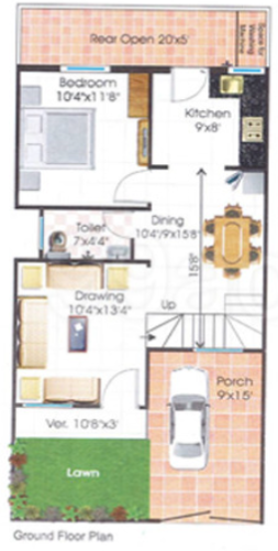 tulip green Floor Plan Ground Floor Plan