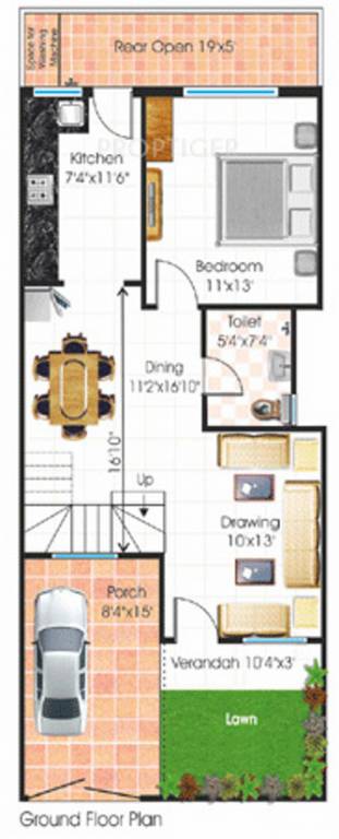  tulip green Floor Plan Ground Floor Plan