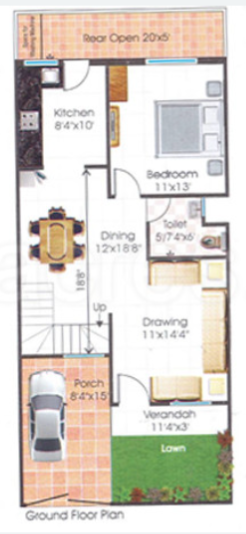  tulip green Floor Plan Ground Floor Plan