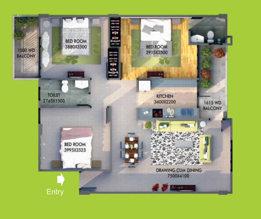 zodiac apartments Floor Plan Floor Plan