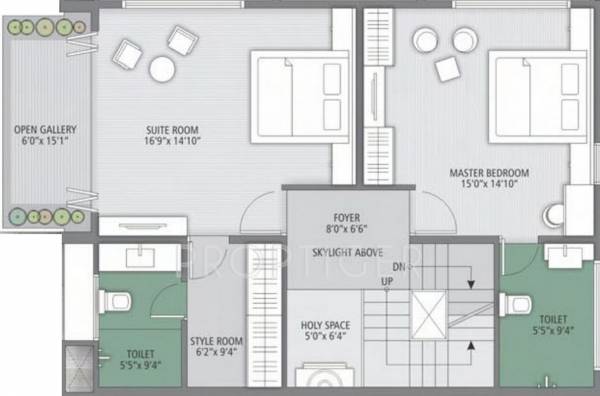 White Pearl Weekend Homes (3BHK+3T (1,900 sq ft) 1900 sq ft)