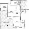 Gaursons 4th Avenue (2BHK+2T (1,255 sq ft)   Study Room 1255 sq ft)