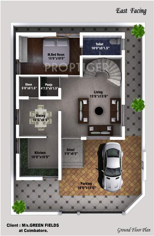  Nachatra Classic Phase II (3BHK+3T (1,750 sq ft) + Pooja Room 1750 sq ft)