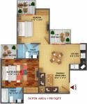 Exalter Himalaya View Apartment (2BHK+3T (950 sq ft) 950 sq ft)