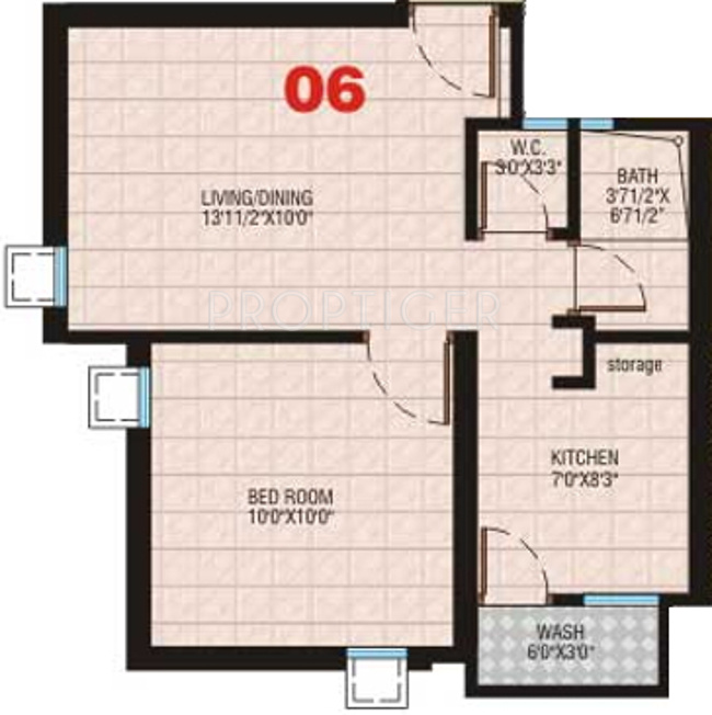 Indiabulls Centrum (1BHK+1T (640 sq ft) 640 sq ft) Indiabulls Centrum (1BHK+1T (640 sq ft) 640 sq ft)