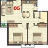 Indiabulls Centrum (2BHK+1T (900 sq ft) 900 sq ft)