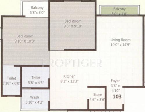 Rakholiya Varday Heights (2BHK+2T (1,050 sq ft) 1050 sq ft) Rakholiya Varday Heights (2BHK+2T (1,050 sq ft) 1050 sq ft)