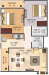 RAS Town (2BHK+2T (1,045 sq ft) 1045 sq ft) RAS Town (2BHK+2T (1,045 sq ft) 1045 sq ft)
