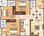RAS Town (3BHK+3T (1,315 sq ft) 1315 sq ft) RAS Town (3BHK+3T (1,315 sq ft) 1315 sq ft)