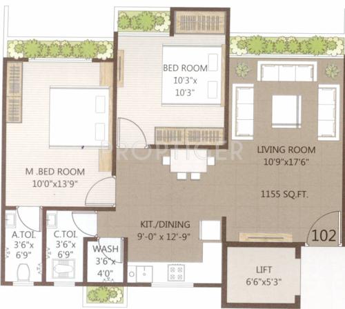 Vrundavan Vrundavan Heights (2BHK+2T (1,155 sq ft) 1155 sq ft) Vrundavan Vrundavan Heights (2BHK+2T (1,155 sq ft) 1155 sq ft)