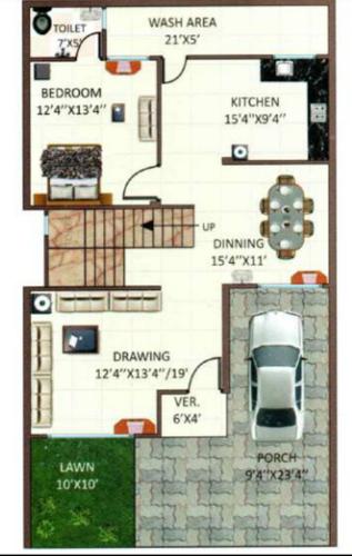  eco-green-park Floor Plan Ground Floor Plan