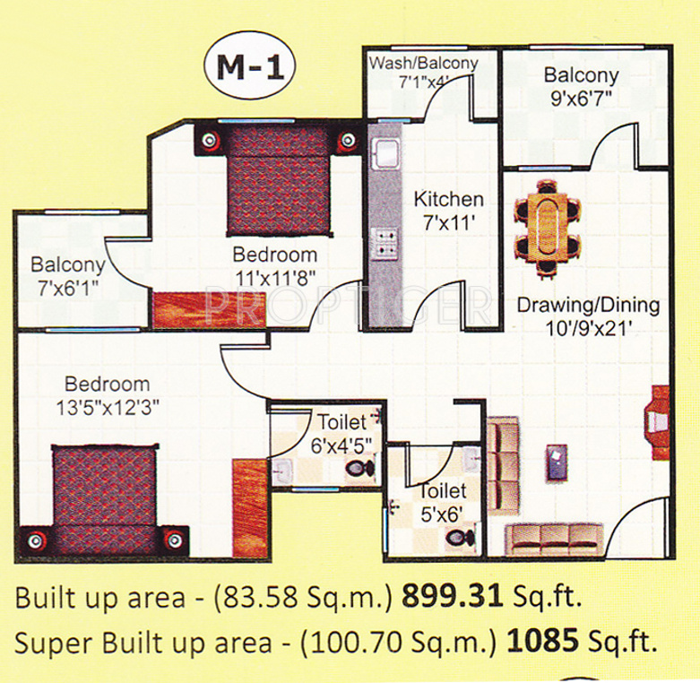Bhavishya Rajshree Enclave (2BHK+2T (1,085 sq ft) 1085 sq ft) Bhavishya Rajshree Enclave (2BHK+2T (1,085 sq ft) 1085 sq ft)