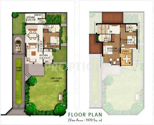 Earthcon Himalayan Estate Villa (3BHK+3T (1,970 sq ft) 1970 sq ft)