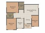 Neelanchal Krishna Plaza (3BHK+2T (1,663 sq ft) 1663 sq ft)