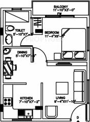 Adithi Padmashree (1BHK+1T (440 sq ft) 440 sq ft) Adithi Padmashree (1BHK+1T (440 sq ft) 440 sq ft)