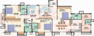 Doshi Llanstephan (4BHK+4T (2,310 sq ft) + Servant Room 2310 sq ft)