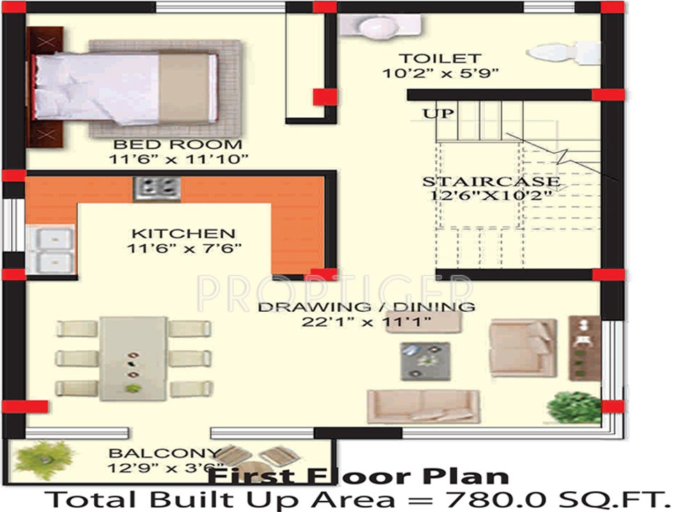 PDN Horizon (3BHK+3T (2,356 sq ft) 2356 sq ft)