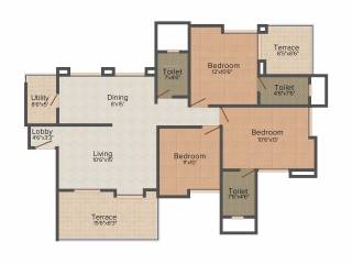 Crystal 33 KeshavKunj (3BHK+2T (1,383 sq ft) 1383 sq ft) Crystal 33 KeshavKunj (3BHK+2T (1,383 sq ft) 1383 sq ft)