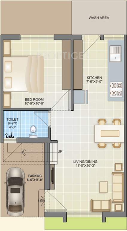 Ananta Swagatam (2BHK+2T (850 sq ft) 850 sq ft)