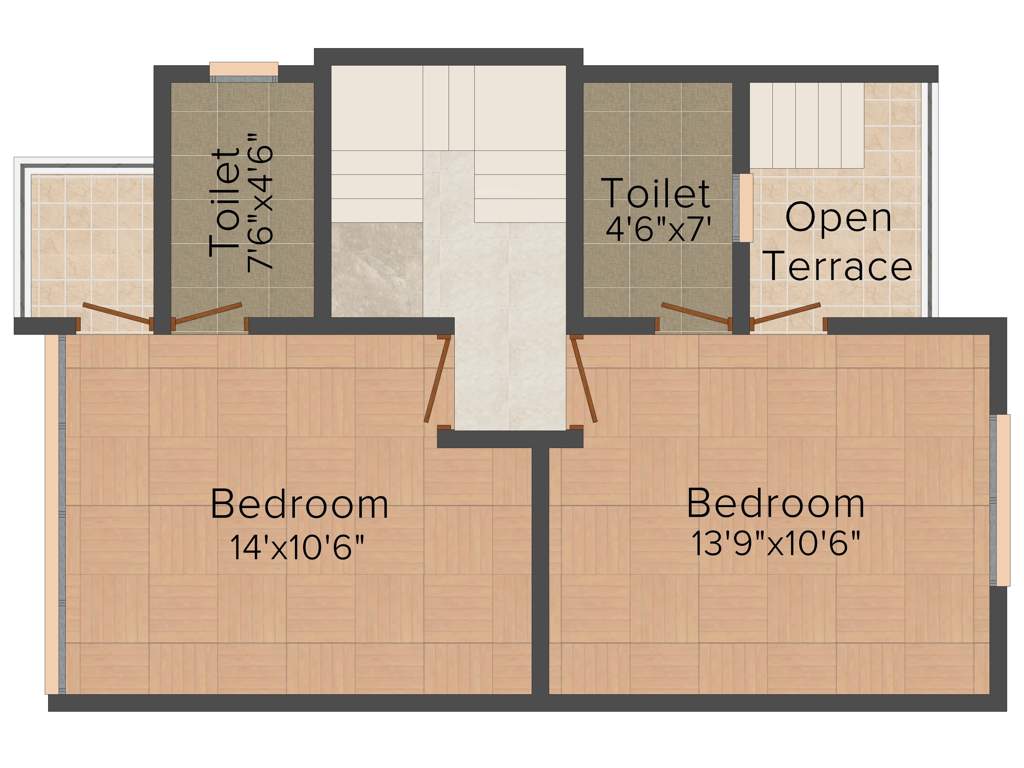 Ananta Swagatam (3BHK+3T (1,150 sq ft) 1150 sq ft)