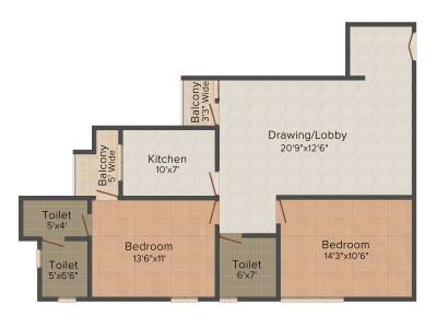 SKC Builder And Developers Galaxy Heights (2BHK+2T (1,250 sq ft) 1250 sq ft) SKC Builder And Developers Galaxy Heights (2BHK+2T (1,250 sq ft) 1250 sq ft)