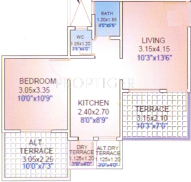 Satish Crystal Heights (1BHK+1T (660 sq ft) 660 sq ft)