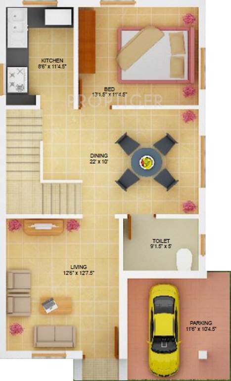 Asvini Avani (3BHK+3T (2,075 sq ft) 2075 sq ft)