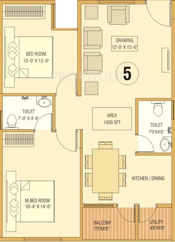 Dream Home Builders And Developers Delight (2BHK+2T (1,000 sq ft) 1000 sq ft)