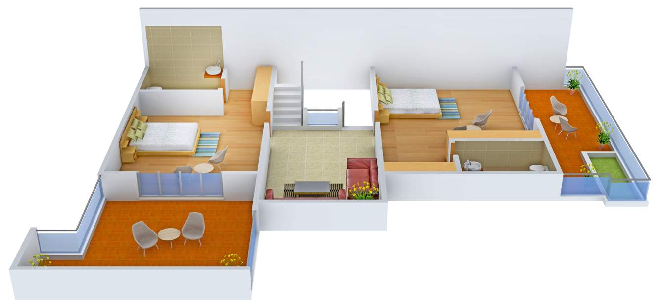 Purva The Sound of Water (3BHK+3T (4,185 sq ft) + Servant Room 4185 sq ft)