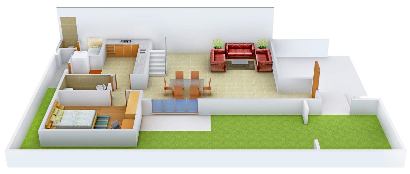 Purva The Sound of Water (3BHK+3T (4,185 sq ft) + Servant Room 4185 sq ft)